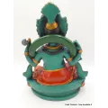 Statuette tibetaine Ganesh peinte à la main 21 cm - Statuettes bouddhistes tibétaines artisanales