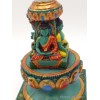 Stupa tibétain 4 Buddhas 15 cm Objets rituels bouddhistes STUPAN8