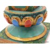 Stupa tibétain 4 Buddhas 15 cm Objets rituels bouddhistes STUPAN8