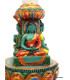 Stupa tibétain 4 Buddhas 15 cm Objets rituels bouddhistes STUPAN8