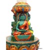 Stupa tibétain 4 Buddhas 15 cm Objets rituels bouddhistes STUPAN8