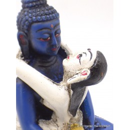 Statuette bouddhiste Shakti 13 cm résine peinte Objets rituels bouddhistes SHAKTI21