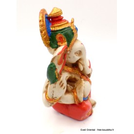 Statuette Ganesh en résine 12 cm