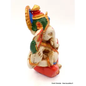 Statuette Ganesh en résine 12 cm - Statuettes bouddhistes tibétaines artisanales