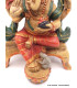 Statuette Ganesh rouge assis Statuettes Bouddhistes STAGAN3