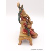 Statuette Ganesh rouge assis Statuettes Bouddhistes STAGAN3