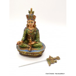 Statuette bouddhiste Guru Rinpoche 16 cm Objets rituels bouddhistes GURU1