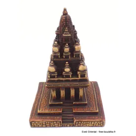 Statuette temple hindouiste Krishna 17 cm - Statuettes bouddhistes tibétaines artisanales