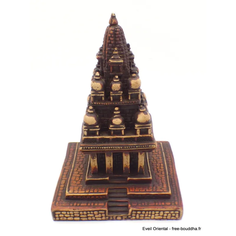 Statuette temple hindouiste Krishna 17 cm - Statuettes bouddhistes tibétaines artisanales
