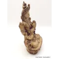 Statuette bouddhiste divinité Chenrezi 20 cm - Statuettes bouddhistes tibétaines artisanales