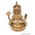 Statuette bouddhiste divinité Chenrezi 20 cm - Statuettes bouddhistes tibétaines artisanales