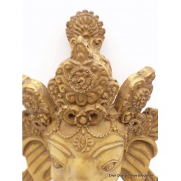 Petite statuette masque mural Ganesh 21 cm Objets Ganesh PGAN3