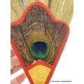 Bhumpa tibétain en cuivre avec plume 19 cm Objets rituels bouddhistes BHUM2