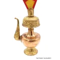 Bhumpa tibétain en cuivre avec plume 19 cm - Objets rituels bouddhistes