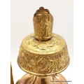 Bhumpa tibétain en cuivre avec plume 19 cm - Objets rituels bouddhistes