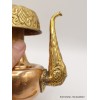Bhumpa tibétain en cuivre avec plume 19 cm Objets rituels bouddhistes BHUM2