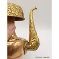 Bhumpa tibétain en cuivre avec plume 19 cm - Objets rituels bouddhistes