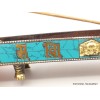 Porte encens tibétain cuivre et turquoise-ee Brûleurs et porte-encens NPE1