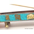 Porte encens tibétain cuivre et turquoise-ee Brûleurs et porte-encens NPE1
