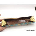 Porte encens tibétain cuivre et turquoise-ee Brûleurs et porte-encens NPE1