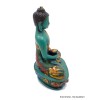 Statuette Bouddha en méditation résine verte Statuettes Bouddhistes BV1