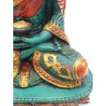 Statuette Bouddha en méditation résine verte Statuettes Bouddhistes BV1
