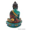 Statuette Bouddha en méditation résine verte Statuettes Bouddhistes BV1