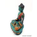 Statuette Bouddha en méditation résine verte Statuettes Bouddhistes BV1