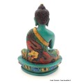 Statuette Bouddha en méditation peint à la main Statuettes Bouddhistes BV2