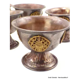 Bols d'offrandes bouddhistes patine antique - Bols d'offrandes bouddhistes