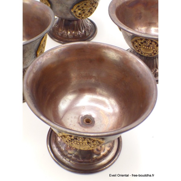 Bols d'offrandes bouddhistes patine antique Bols d'offrandes bouddhistes BOLAM3