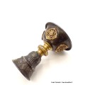 Lampe à beurre tibétaine 12 cm patine antique Lampe à beurre bouddhiste UN12