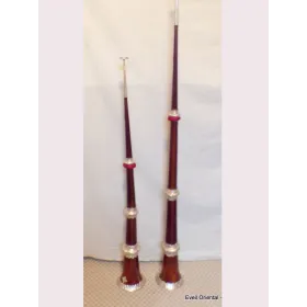 Trompette tibétaine de monastère 120 cm - Objets rituels bouddhistes
