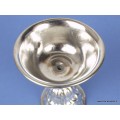 Lampe à beurre tibétaine 12 cm plaqué argent Lampe à beurre bouddhiste lamp33