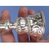 Lampe à beurre tibétaine 12 cm plaqué argent Lampe à beurre bouddhiste lamp33