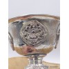 Lampe à beurre tibétaine 12 cm plaqué argent Lampe à beurre bouddhiste lamp33