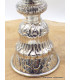 Lampe à beurre tibétaine 12 cm plaqué argent Lampe à beurre bouddhiste lamp33
