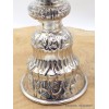 Lampe à beurre tibétaine 12 cm plaqué argent Lampe à beurre bouddhiste lamp33