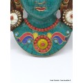 Masque Tara Verte serti de pierres Statuettes Bouddhistes MATV6