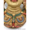 Statuette masque de Tara peinte à la main - Artisanat Tibétain - Sculpture, tableau, masque mural bouddhiste