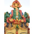 Statuette masque de Tara peinte à la main Statuettes Bouddhistes MATV4