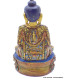 Statuette de Bouddha peinte or Statuettes Bouddhistes BOU15