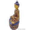 Statuette de Bouddha peinte or Statuettes Bouddhistes BOU15