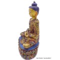 Statuette de Bouddha peinte or Statuettes Bouddhistes BOU15