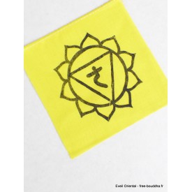 Drapeaux tibétains 7 chakras Objets rituels bouddhistes DRAP2