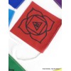 Drapeaux tibétains 7 chakras Objets rituels bouddhistes DRAP2