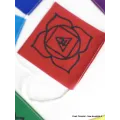 Drapeaux tibétains 7 chakras - Drapeaux tibétains