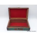 Boîte à bijoux bouddhiste en pierres vieillies - Artisanat tibétain bouddhiste