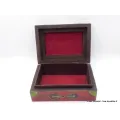 Boîte à bijoux bouddhiste look antique - Artisanat tibétain bouddhiste