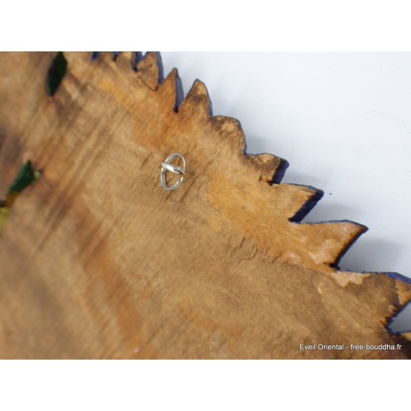 Décoration murale en bois Mahakala Décoration tibétaine CHEP1